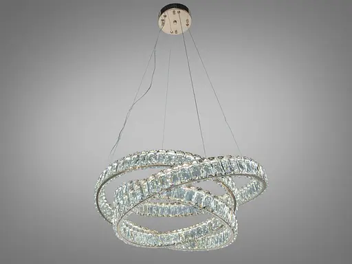 LED люстра Romin підвіс золото 92 Вт з пультом - фото 3