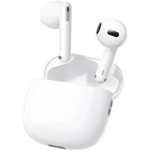 Бездротові навушники Baseus WX5 CN Bowie True Wireless Earphones, BT5.3, 40mAh, 400mAh, ENC, 6.5h, white