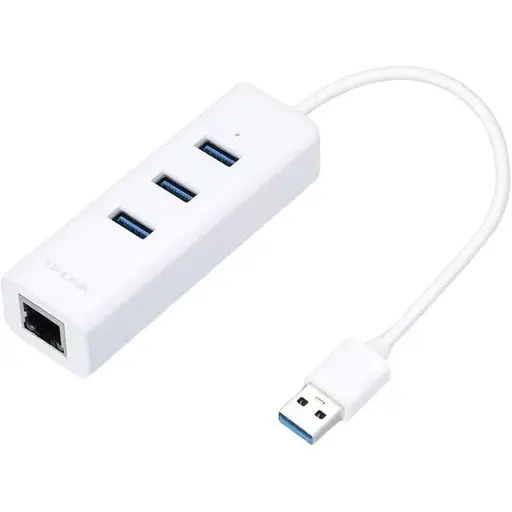Хаб-адаптер TP-Link Usb 3.0 на RJ-45 lan + 3 порта Usb UE330 Gigabit - фото 1