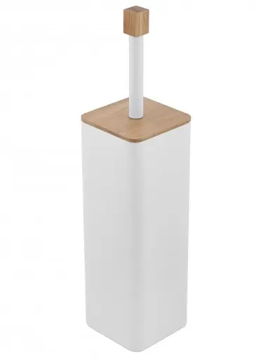 Ершик для унитаза Yoka Amba White Bamboo PD.AMBA-WHT, Белый матовый - фото 5