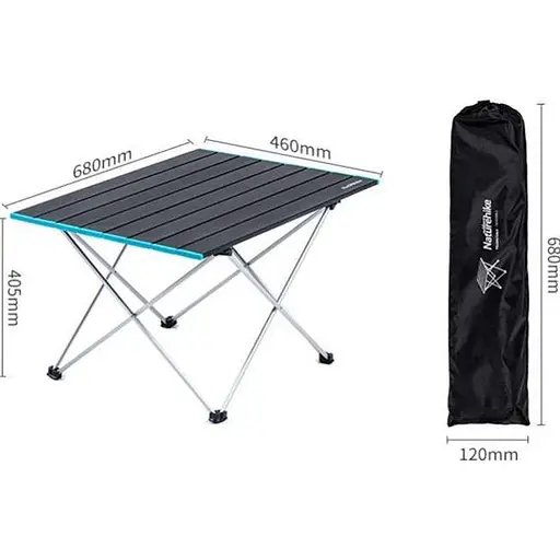 Розкладний стіл Naturehike NH19Z008-Z L Black [145994] - фото 5