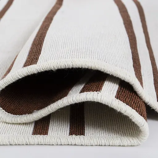 Ковер двухсторонний 80 х 150 см Lotus Home - Infinity Stripe кирпичный (svt-2000022352116) - фото 2