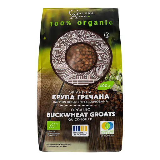 Крупа гречневая Galeks-Agro ядрица органическая 400 г - фото 1