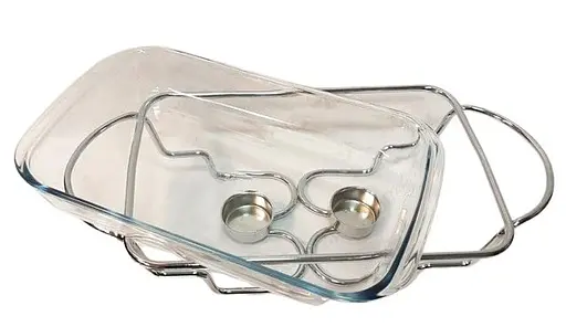 Марміт настільний підігрівач їжі Bohmann BH-2008 термостійкий скляний посуд з підігрівом - фото 5