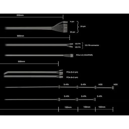 Блок живлення be quiet! Pure Power 12 M 550W (BN341) [145835] - фото 4