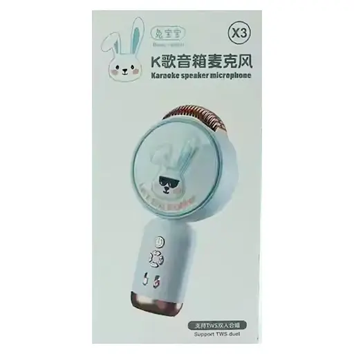 Караоке Мікрофон-колонка X3 White - фото 4