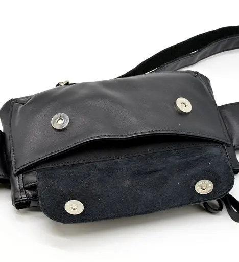 Шкіряна бананка Tarwa 24х15х3 см sum0025625 - фото 7