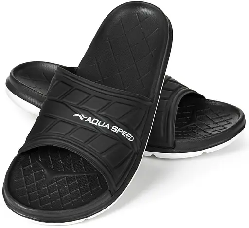 Шльопанці Aqua Speed ​​Aspen 41 Чорний/Білий (1000-534-05-41)