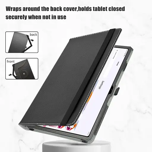 LiuShan совместим с чехлом OSCAL Elite 1, чехлом Honor Pad 9 Pro, вращающимся на 360 градусов подставкой из искусственной кожи для пл - фото 3