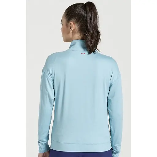 Кофта Saucony Sunday 1/4 ZIP Blue M (1097-800394-RNHM) - фото 4