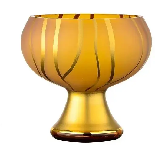 Цукерниця на ніжці Капо Амбер 17cm NGD64CANDY - фото 2