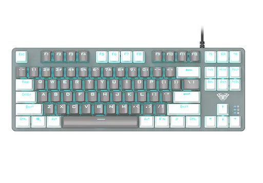 Клавіатура Aula F3287 Blue Switch White/Grey (6948391240688) - фото 3