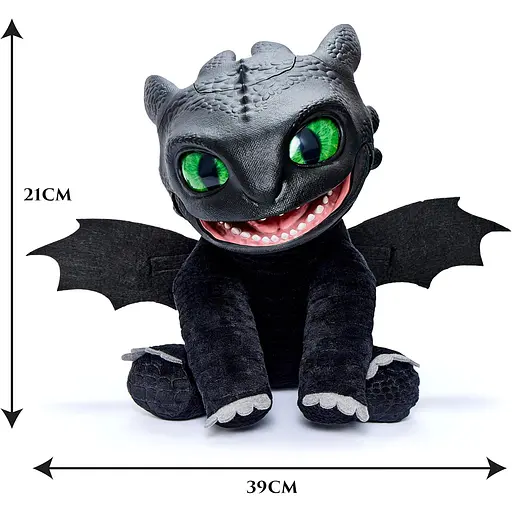 Інтерактивна м'яка іграшка Real Fx Puppetronic Беззубик (HTTYD-1001-01)  by  - фото 3