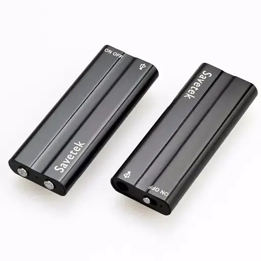 Міні диктофон Savetek 500 GS-R01 з MP3 плеєром 8 Гб 18 годин запису - фото 3