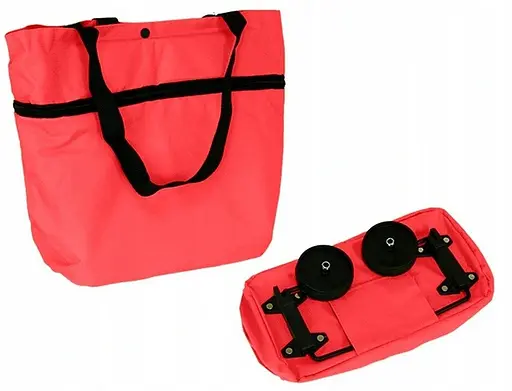 Сумка тележка складная для покупок на колесах Nobrand 46х27х15 см sum0023845 - фото 4