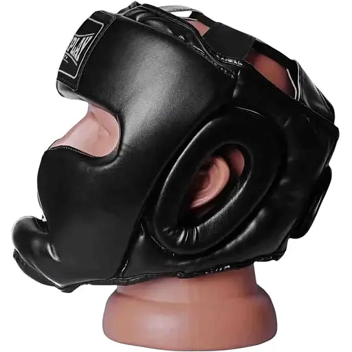 Боксерский тренировочный шлем PowerPlay 3043 XS Black - фото 4