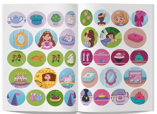 Інтерактивні наліпки. Принцеси - фото 5