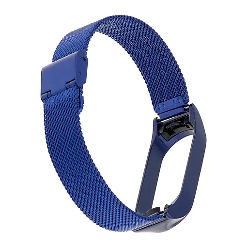 Ремешок Миланская Петля Mi Band 5/6 Deep Синий - фото 2