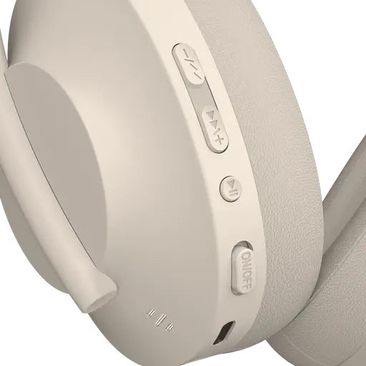 Гарнітура Defender FreeMotion B485 Bluetooth ANC Beige (63485) - фото 8