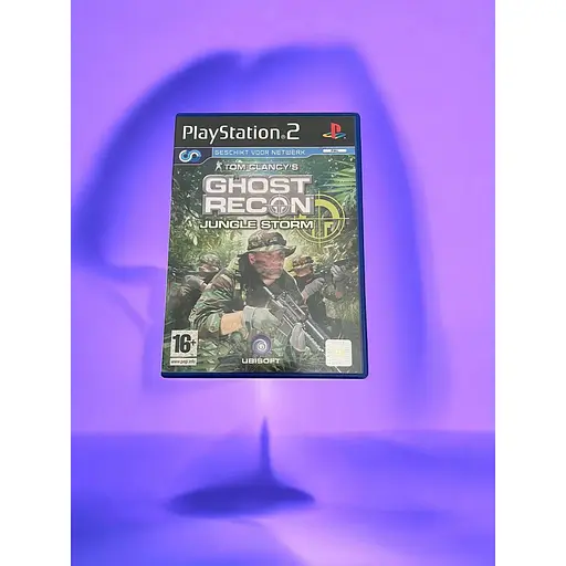 Диск с игрой на PlayStation 2 лицензия Tom Clancy's Ghost Recon: Jungle Storm