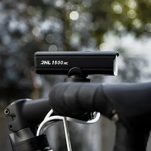 Велосипедна фара RockBros RHL1500 5500 mAh 1500 люменів, чорний - фото 9