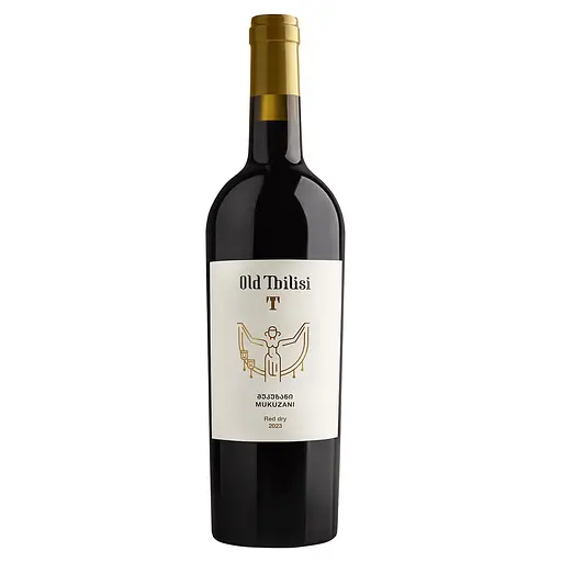 Вино Old Tbilisi Мукузани сухое красное 0.75 л                                                      - фото 1