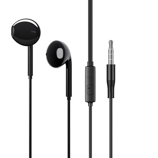 Навушники BOROFONE BM54 Maya Universal Earphones with mic Black - фото 1