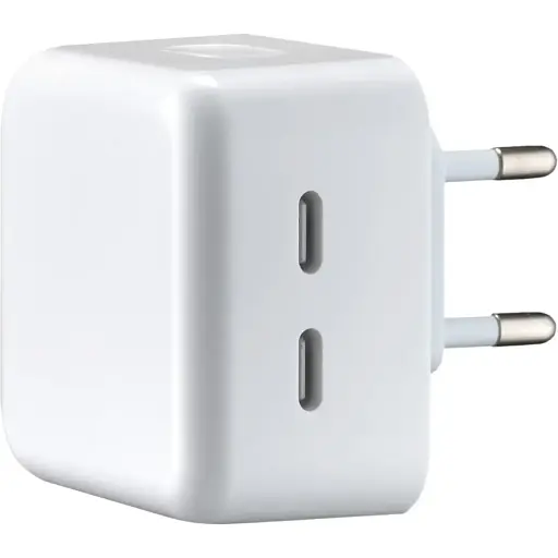 Сетевое зарядное устройство Apple 35W Dual USB-C Power Adapter High c0py Белый - фото 1