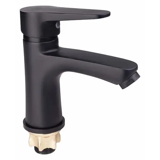 Змішувач для раковини Lidz (BLA)-14 43 001F Чорний матовий - фото 1