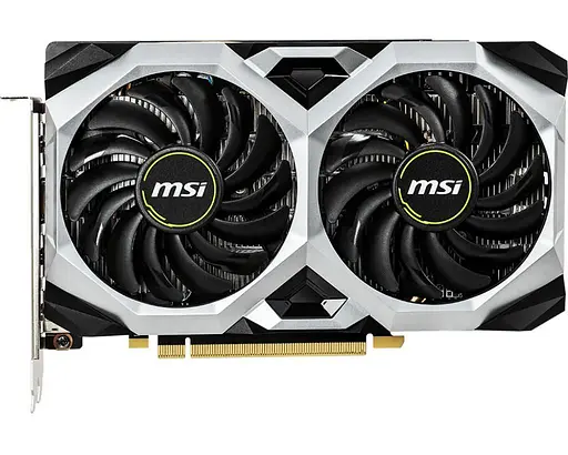 Видеокарта MSI GTX 1660Ti 6Gb Ventus XS (GTX 1660TI VENTUS XS 6G) (GDDR6, 192 bit, PCI-E 3.0 x16) Б/у - фото 1
