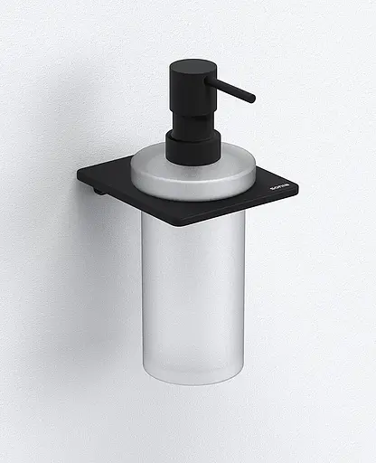 Дозатор для рідкого мила Sonia S-Cube 173044, Чорний - фото 1