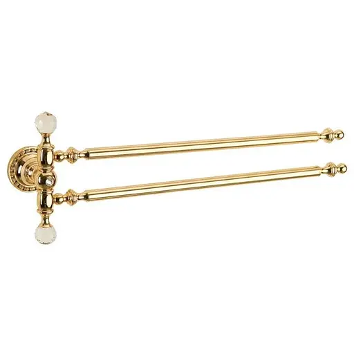 Тримач для рушника Kugu Swan 442G Золотий - фото 1