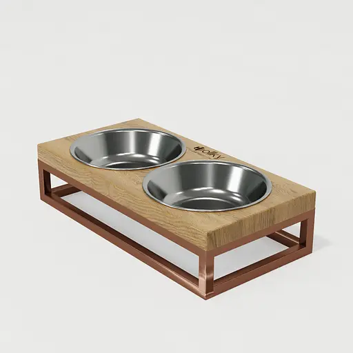 Hollky Base XS — миски на підставці для маленьких собак та котів (2 × 0,25 л) - фото 5