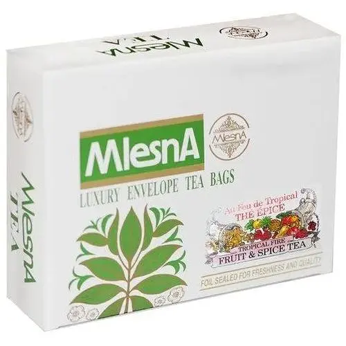 Чай чорний Mlesna Тропічний вогонь в пакетиках паперова коробка 400 г - фото 1