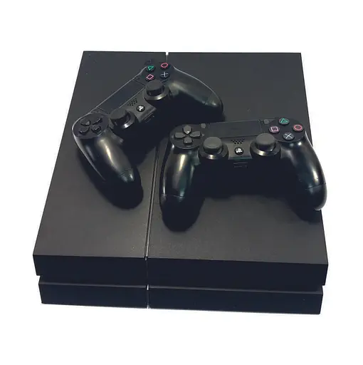 Консоль Sony PlayStation 4 FAT 1TB Black обслуженая + 2 Геймпада беспроводных DualShock 4 + гарантия б/у