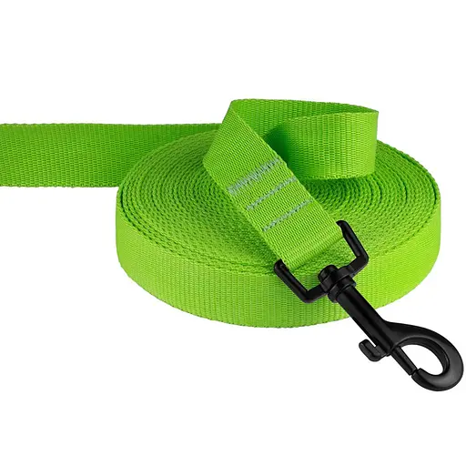 Поводок для собак Barksi Active с мягкой ручкой 6 м х 2.5 см салатовый - фото 3