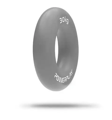 Еспандер кістьовий PowerPlay силіконовий PP-4324 Hand Grip Ring X-Hard 30 кг Сірий (PP_4324_30kg) - фото 2
