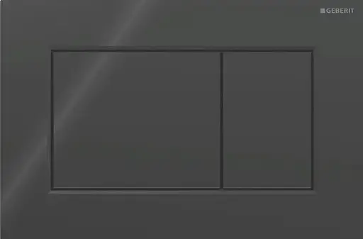 Клавіша змиву Geberit Sigma01 Square чорний 115.660.DW.1, Чорний - фото 1