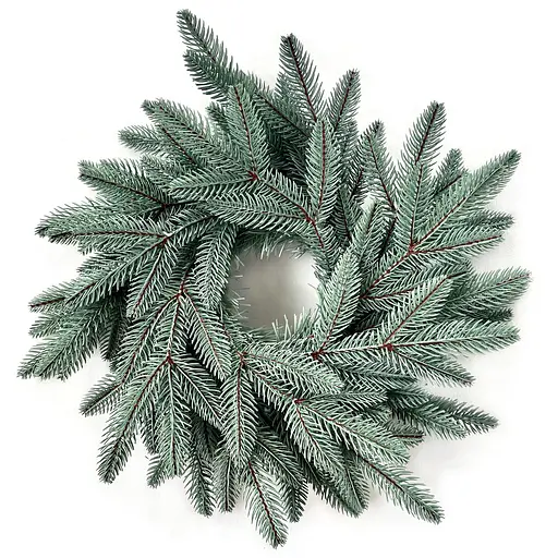 Вінок хвойний різдвяний Hvoya Classic литий блакитний 50 см