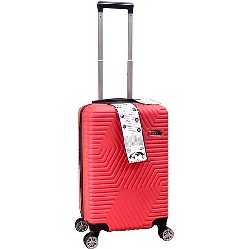 Чемодан Маленький (S) Поликарбонат На 4-х Двойных Колесах 50л POLO ПК022-S Персик