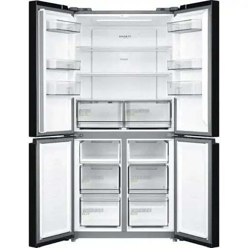 Холодильник Midea MDRF632FIF22 чорне скло - фото 3