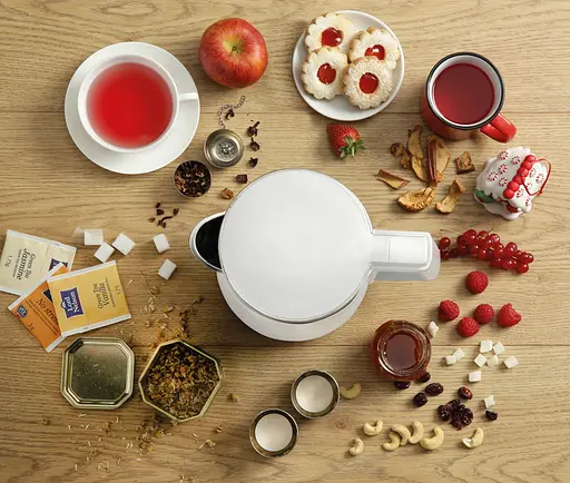 Gorenje Электрочайник, 1,5л, пластик, матовый, белый - фото 3