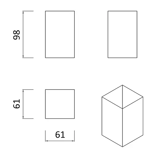 Склянка для ванної кімнати RJ First RJAC020-04SS нержавіюча сталь - фото 2