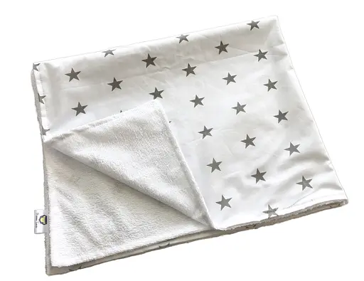 Непромокаемая пеленка Moontime "Звезды на белом" - фото 1