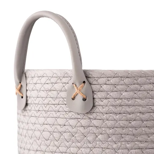 Кошик Ardesto Minimalism сірий 23 х 23 х 19 см (ARHC2506RG) - фото 4