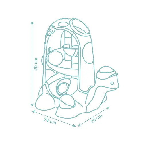 Розвиваюча іграшка Smoby Little Черепашка 2 в 1 (140310) - фото 3