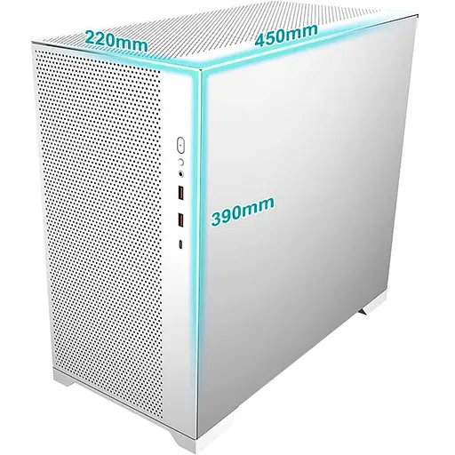 Корпус FSP CMT580W без блока питания, белый (CMT580W) - фото 5