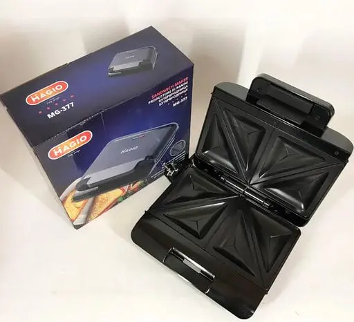 Сэндвичница Magio MG-377 с антипригарным покрытием черная 750 Вт - фото 8