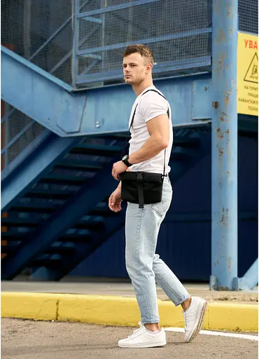 Сумка через плечо мужская Sambag 20х25х4 см sum0015141 - фото 2