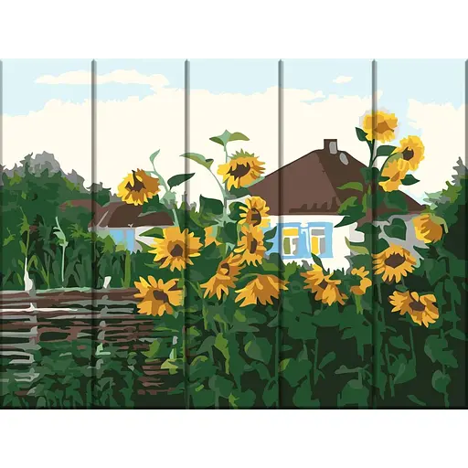 Картина по номерам на дереве Рідне село ArtStory 30х40 см різнокольорова 000221554